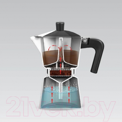 Гейзерная кофеварка Maestro Espresso Moka MR-1666-3