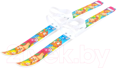 Комплект беговых лыж Цикл Лыжики пыжики Тигренок / 9309-00