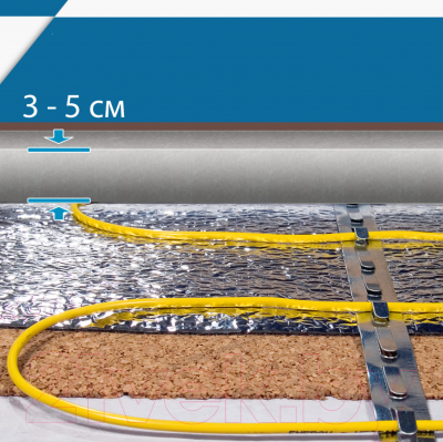 Теплый пол электрический ENERGY 1000Вт 57.7кв.м (кабельный)