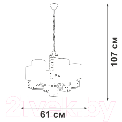 Люстра Vitaluce V1855-9/6