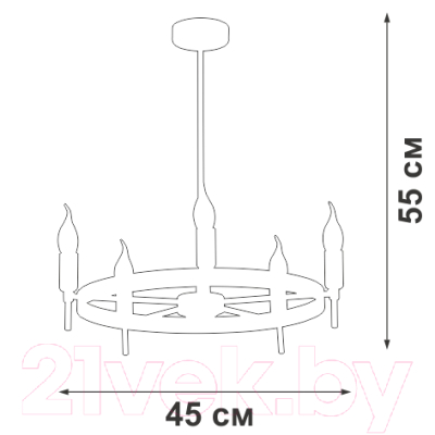 Люстра Vitaluce V3001-1/5PL