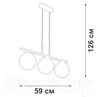 Потолочный светильник Vitaluce V4178-1/3S