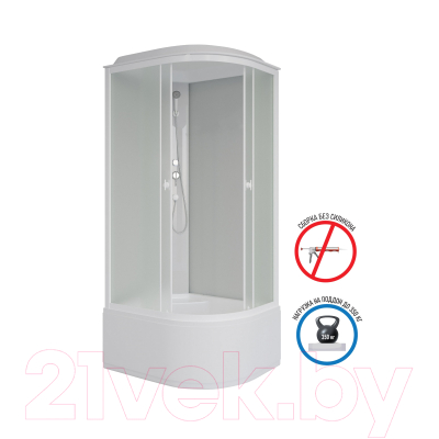 Душевая кабина Niagara Promo P90/80/40L/MT 90x80x215