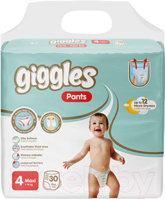 Подгузники-трусики детские Giggles Maxi 4 Pants - фото