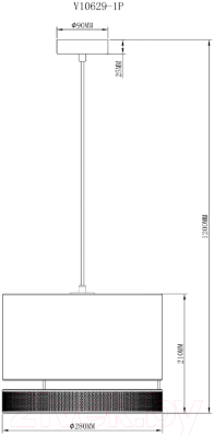 Потолочный светильник Moderli Gela / V10629-1P