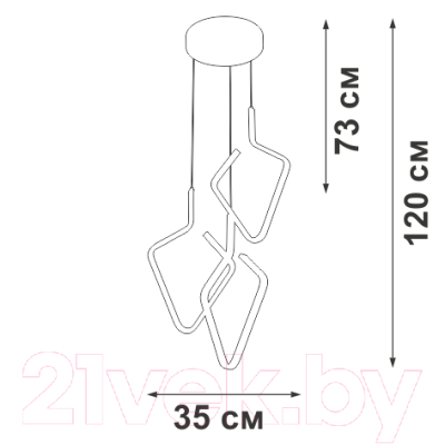 Потолочный светильник Vitaluce V4608-0/3S