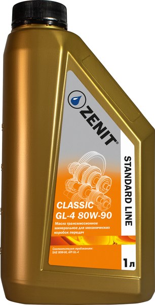 Трансмиссионное масло Zenit Premium Line Classic GL-4 80W-90/ 21050211 - фото