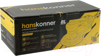 Эксцентриковая шлифовальная машина Hanskonner HOS8140BL