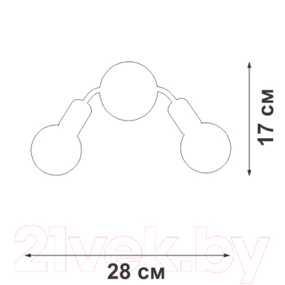 Бра Vitaluce V3927-0/2A