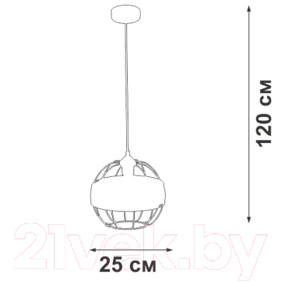Потолочный светильник Vitaluce V3973-1/1S