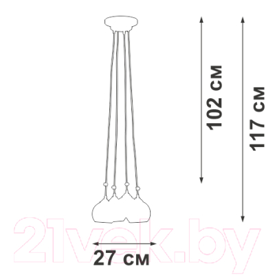 Люстра Vitaluce V42890-13/4PL