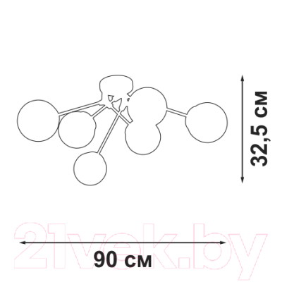 Люстра Vitaluce V4323-1/6PL