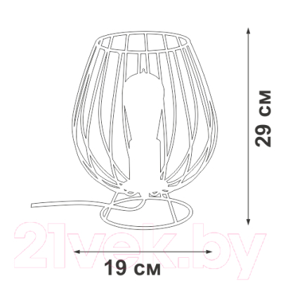 Прикроватная лампа Vitaluce V4296-0/1L