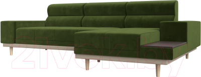 Диван угловой Лига Диванов Леонардо правый / 116927 - фото