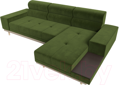 Диван угловой Лига Диванов Леонардо правый / 116927