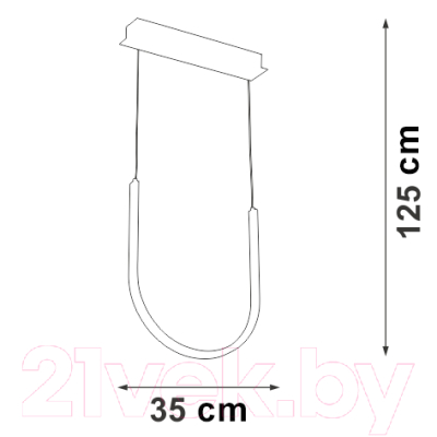 Потолочный светильник Vitaluce V4682-1/1S