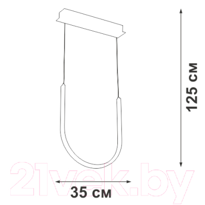 Потолочный светильник Vitaluce V4682/1S