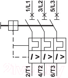 Автоматический выключатель пуска двигателя КС ПРК-80 16-25А / 92223