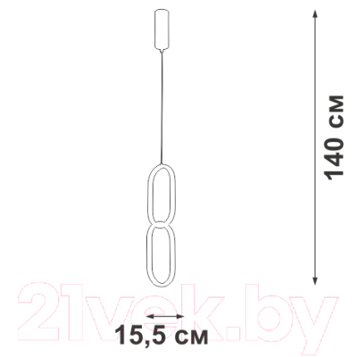 Потолочный светильник Vitaluce V4695-1/2S