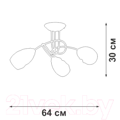 Люстра Vitaluce V4926-0/3PL