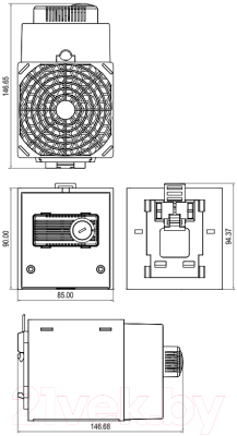 Обогреватель на DIN-рейку КС NTL 400 / 860394