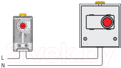 Обогреватель на DIN-рейку КС NTL 400S / 860395
