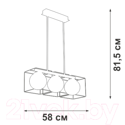 Потолочный светильник Vitaluce V4993-1/3PL