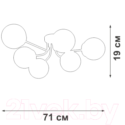 Люстра Vitaluce V4996-1/6PL