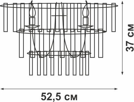Люстра Vitaluce V5147-1/4+4+1PL