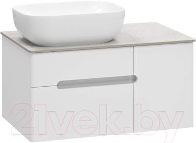 Тумба под умывальник Misty Роял 80 / П-Роя-01080-011П2Я (подвесная, белый)