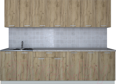 Готовая кухня Интерлиния Мила Лайт 2.8 - фото