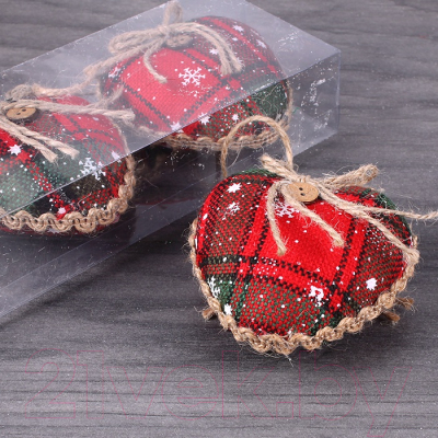 Набор новогодних подвесок Darvish Сердечко / DV-C-105