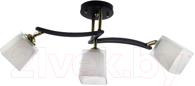 Люстра Aitin-Pro НПБ 02-3x60-101 / N5276/3 (кофе/золото) - фото