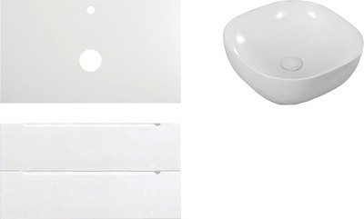 Тумба с умывальником BelBagno Etna 100 / ETNA100BL-KEPBO-1302-SET - фото