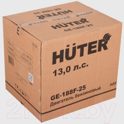 Двигатель бензиновый Huter GE-188F-25