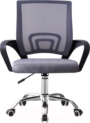 Кресло офисное Mio Tesoro Виола 695 (серый/черный)