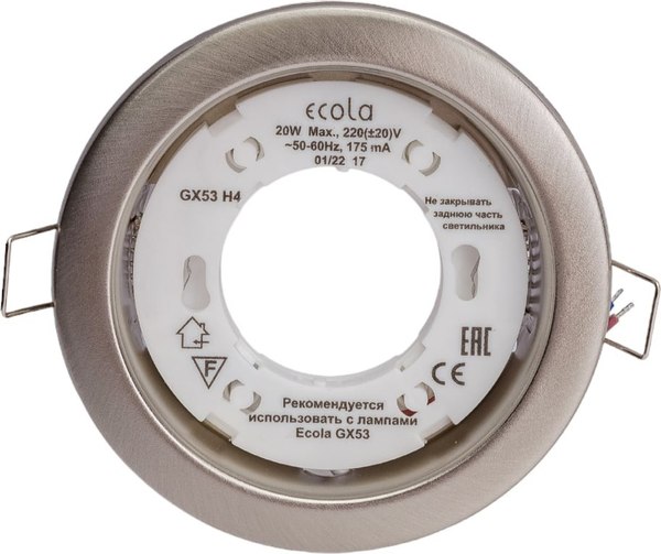 Точечный светильник Ecola FS53H4ECB - фото