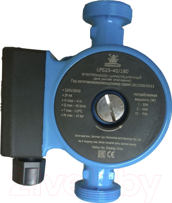 Циркуляционный насос GreenPump LPS 25-40/180 - фото