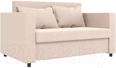 Диван Stolline Алекс 1 (велюр кремовый) - фото