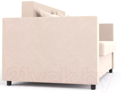 Диван Stolline Алекс 1 (велюр кремовый)