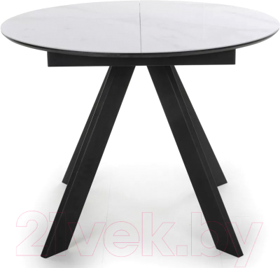 Обеденный стол Stolline Бонжур (белый мрамор/черный)