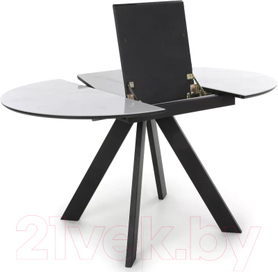 Обеденный стол Stolline Бонжур (белый мрамор/черный)