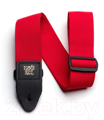 Ремень для гитары Ernie Ball Polypro Strap Red 4040 - фото