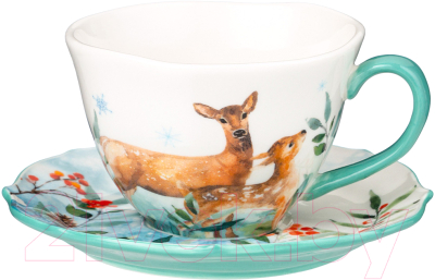 Чашка с блюдцем Lefard 409-201 - фото