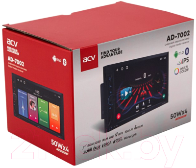 Бездисковая автомагнитола ACV AD-7002