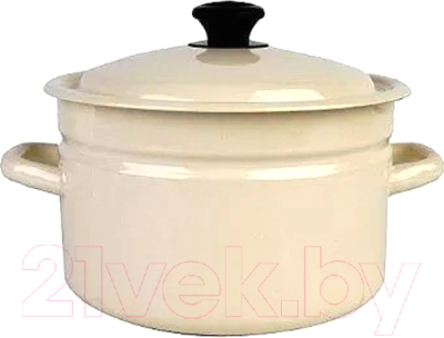 Кастрюля КМЗ 41804-212-У2 (слоновая кость) - фото