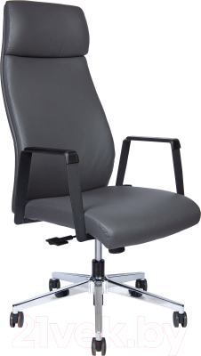 Кресло офисное Norden Arco Grey / H5017 (экокожа серый) - фото