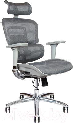 Кресло офисное Norden Kron Aluminium Grey / YS-8309H(M+M)G - фото