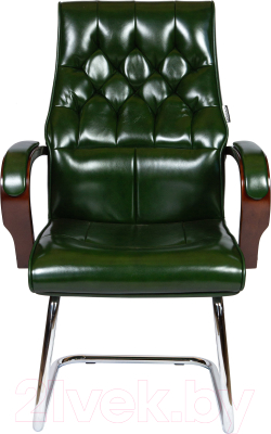 Кресло офисное Norden Боттичелли CF / P2338B-L09 (зеленая глянцевая кожа)