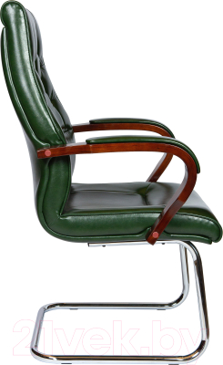 Кресло офисное Norden Боттичелли CF / P2338B-L09 (зеленая глянцевая кожа)